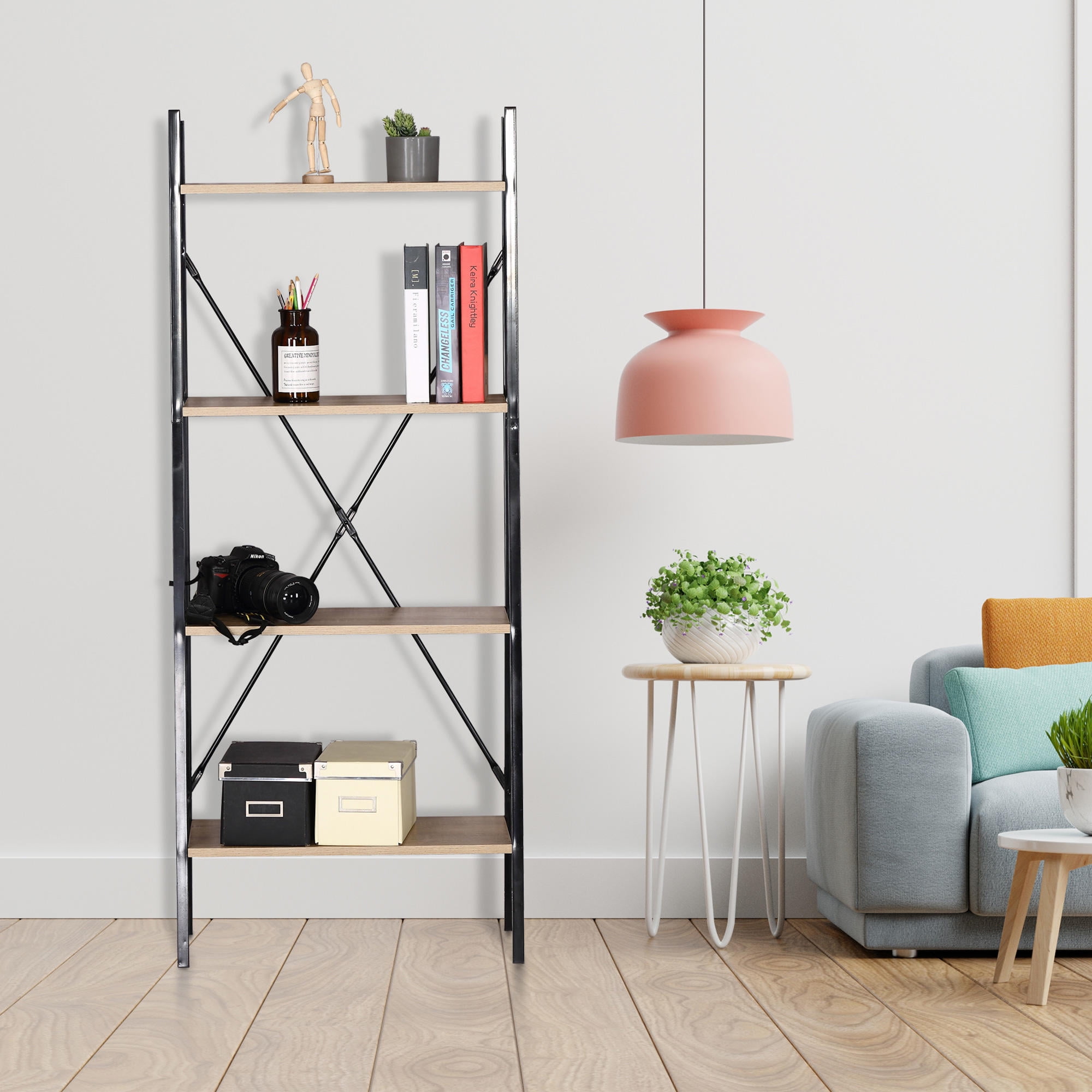photo Kitchen Ladder Shelf Unit eleaf media